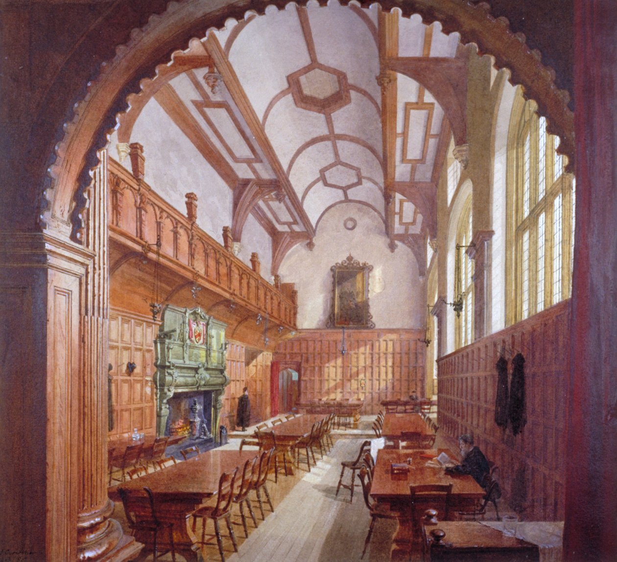 Great Hall, Charterhouse, Londres, 1885 de John Crowther