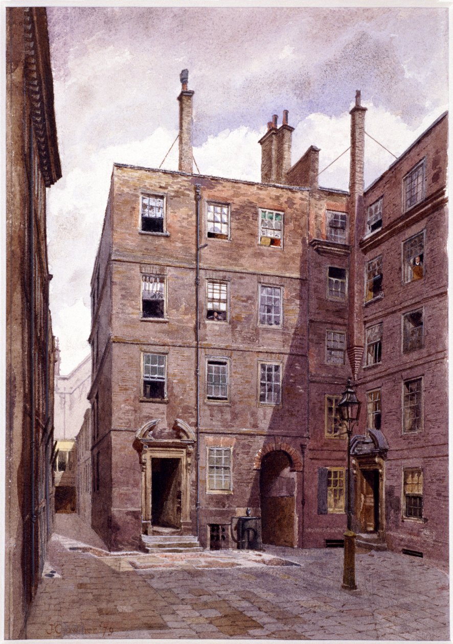 Templo Interior, Londres, 1879 de John Crowther