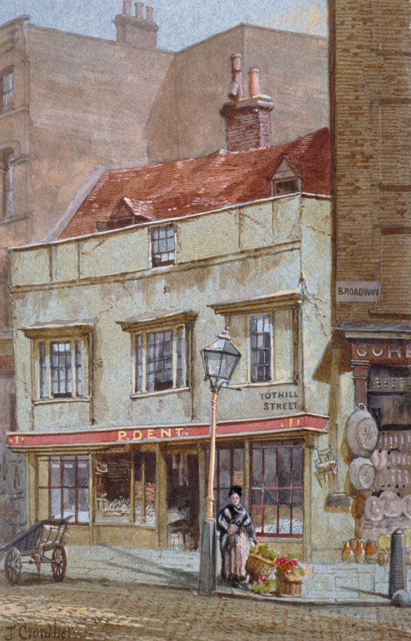 No 1 Tothill Street, Westminster, Londres, c1880.   de John Crowther