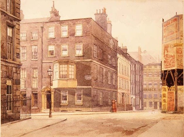 Norfolk Street, c.1880 (aquarela) de John Crowther