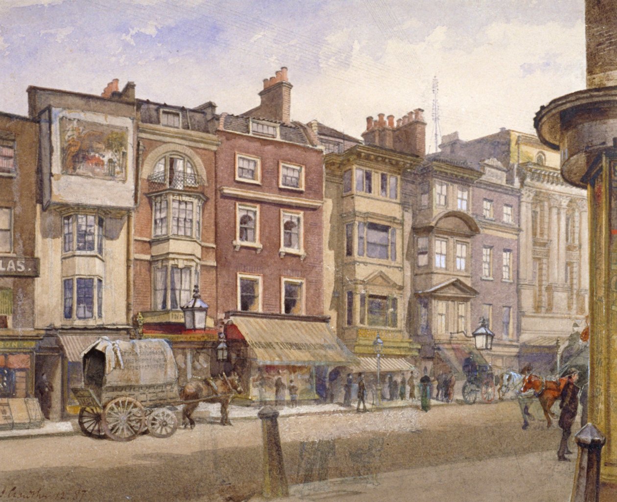 Nº 412-418 Strand, Westminster, Londres, 1887 de John Crowther