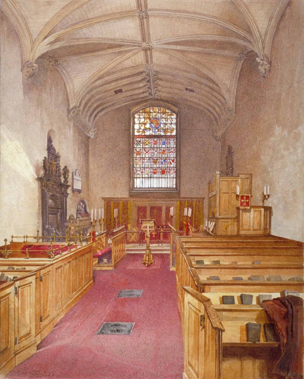 Rolls Chapel, Chancery Lane, Londres, 1886 de John Crowther