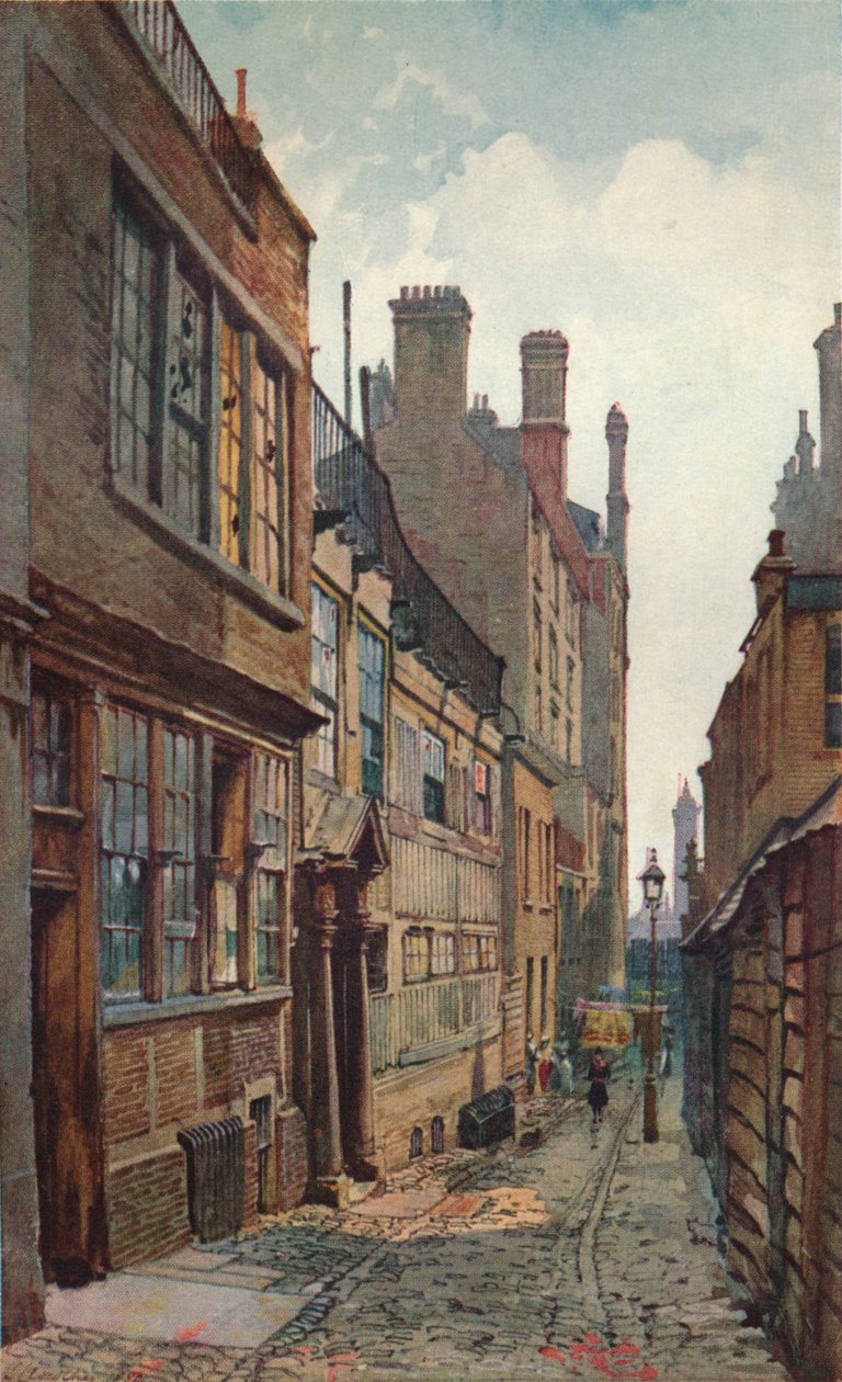 Strand Lane, olhando para o rio, 1926 de John Crowther