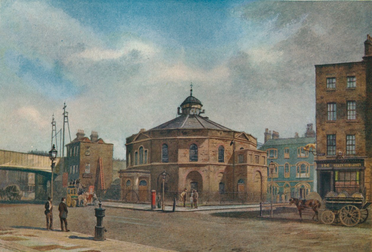 A Capela Surrey, Blackfriars Road, no 196 Blackfriars Road, Southwark, Londres, 1881 1926 de John Crowther