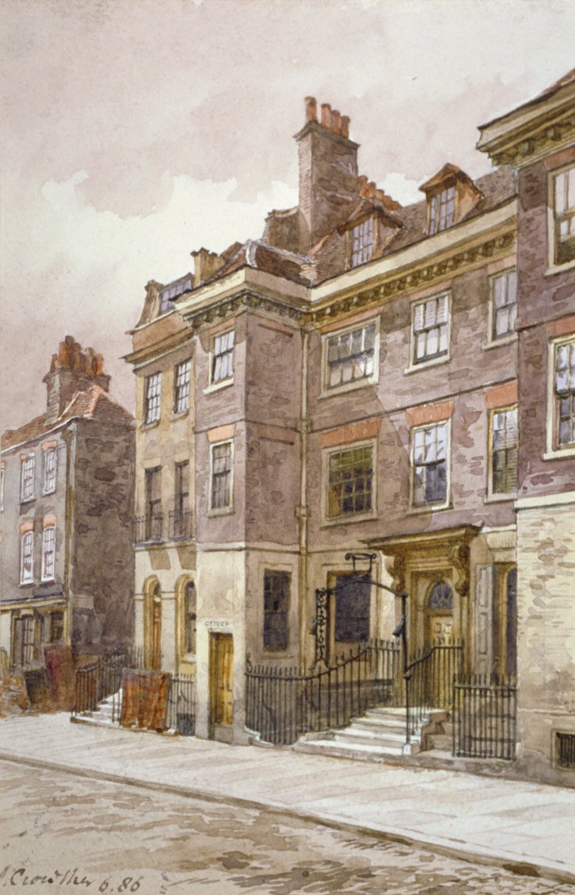 Vista da Mansell Street, Londres, 1886 de John Crowther