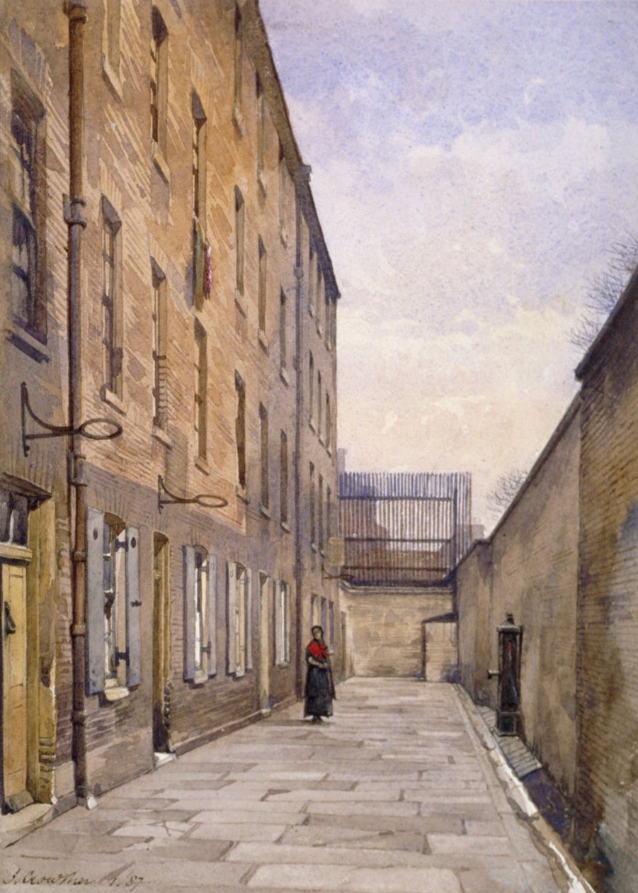 Vista de Marshalsea Place, Southwark, Londres, 1887 de John Crowther
