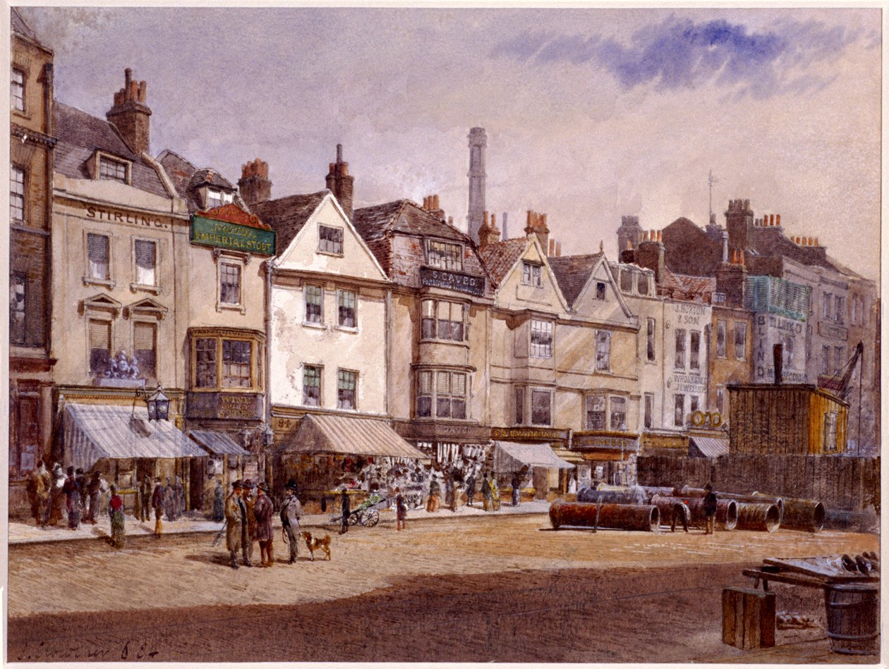 Whitechapel High Street, Stepney, Londres, 1884 de John Crowther