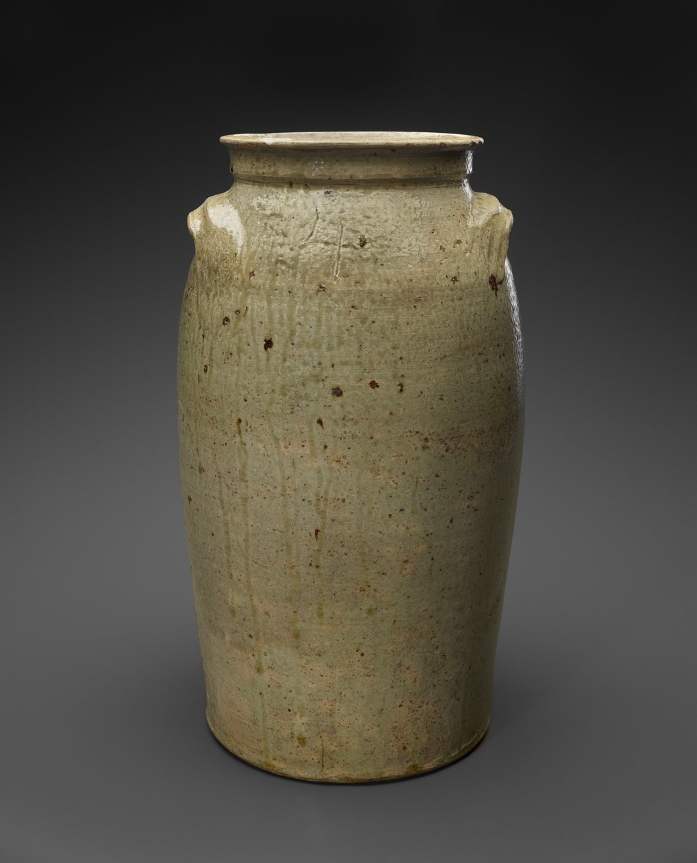 Batedeira, c. 1850-1883 (grés vitrificado alcalino) de John Davis (attr.to) Leopard