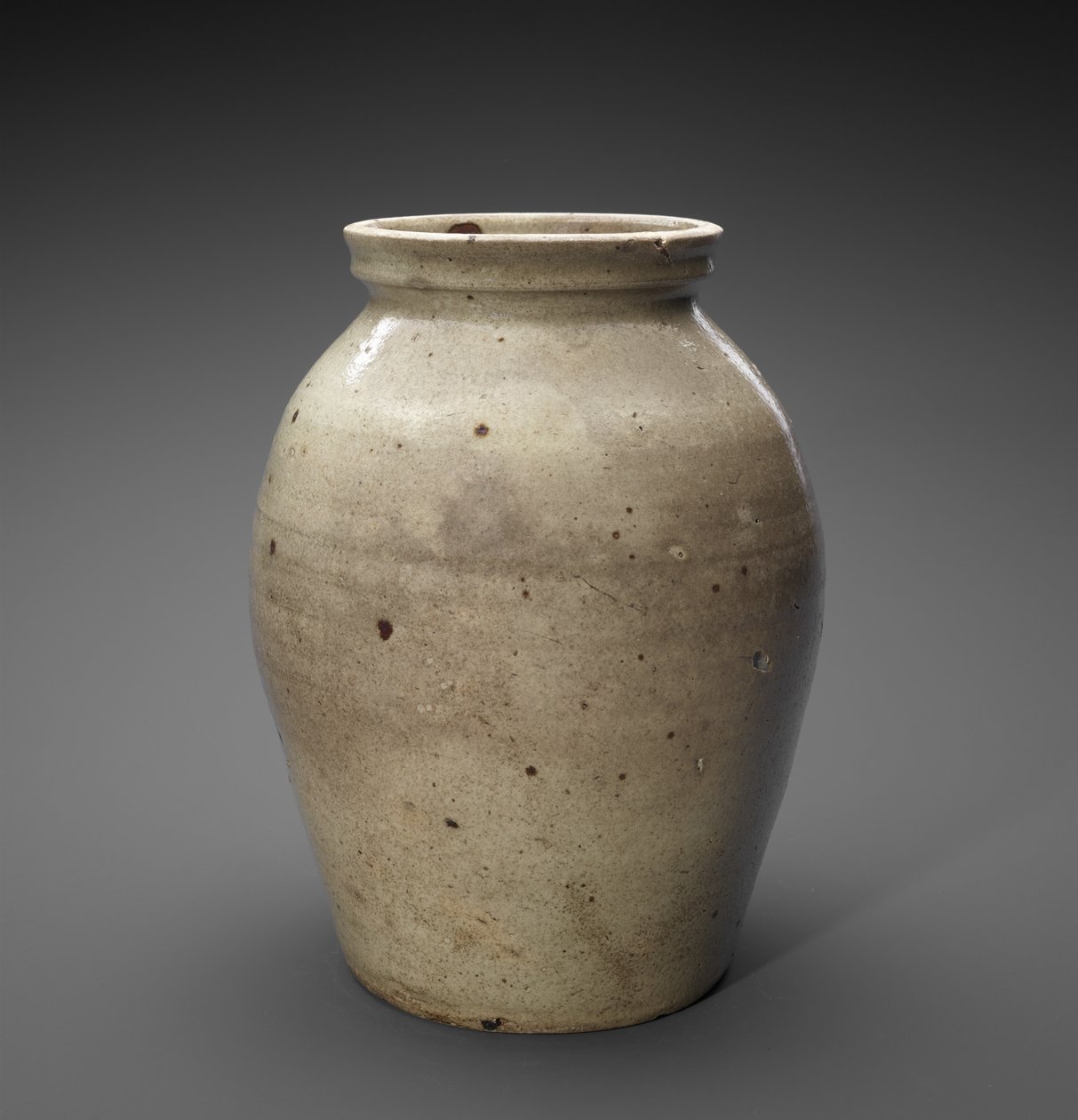 Jarro, c. 1850-1883 (cerâmica alcalinizada) de John Davis (attr.to) Leopard