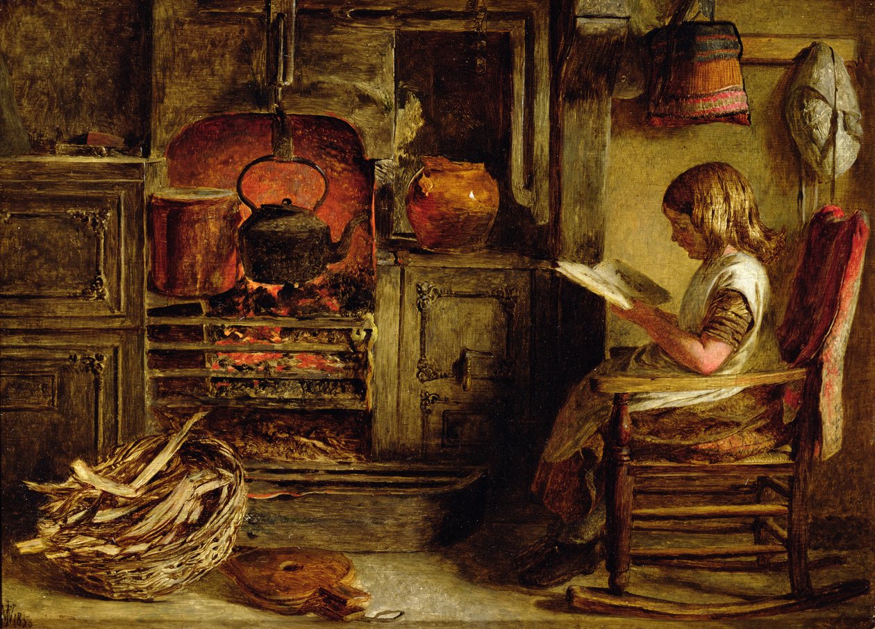 A lareira da casa de campo de John Dawson Watson