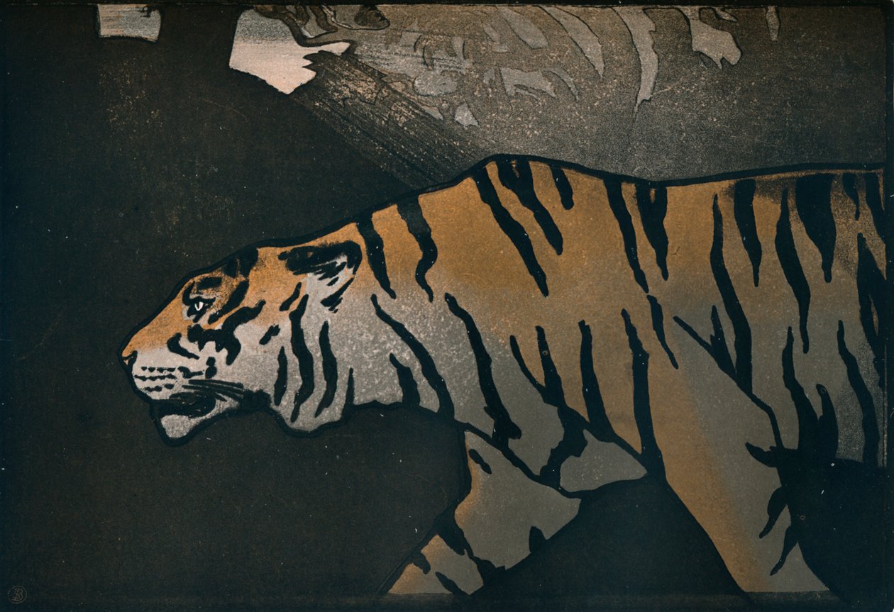 O tigre, c1900 de John Dickson Batten