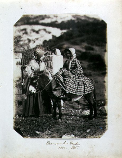 Eleanor e o seu burro de John Dillwyn Llewelyn