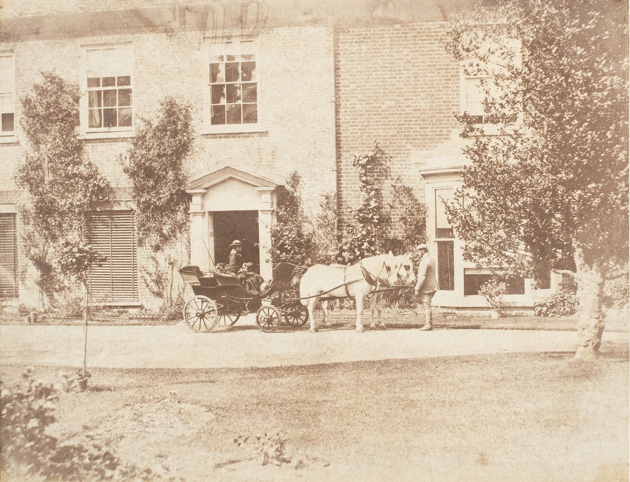 Oakley Cottage, 1853-56. de John Dillwyn Llewelyn