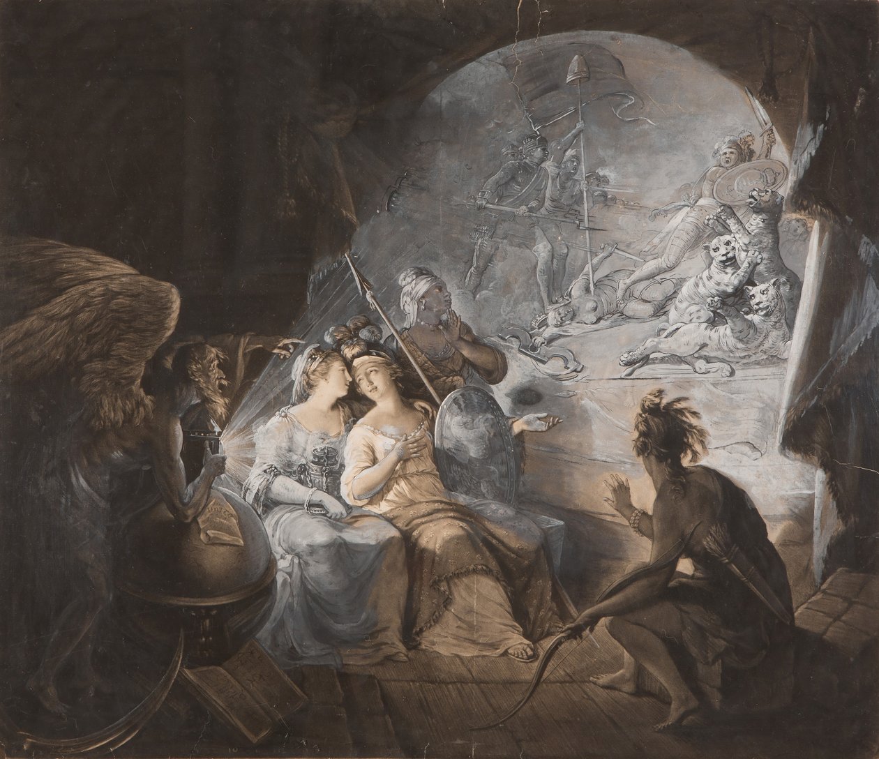 The Tea-Tax-Tempest O Oráculo, 1774. de John Dixon