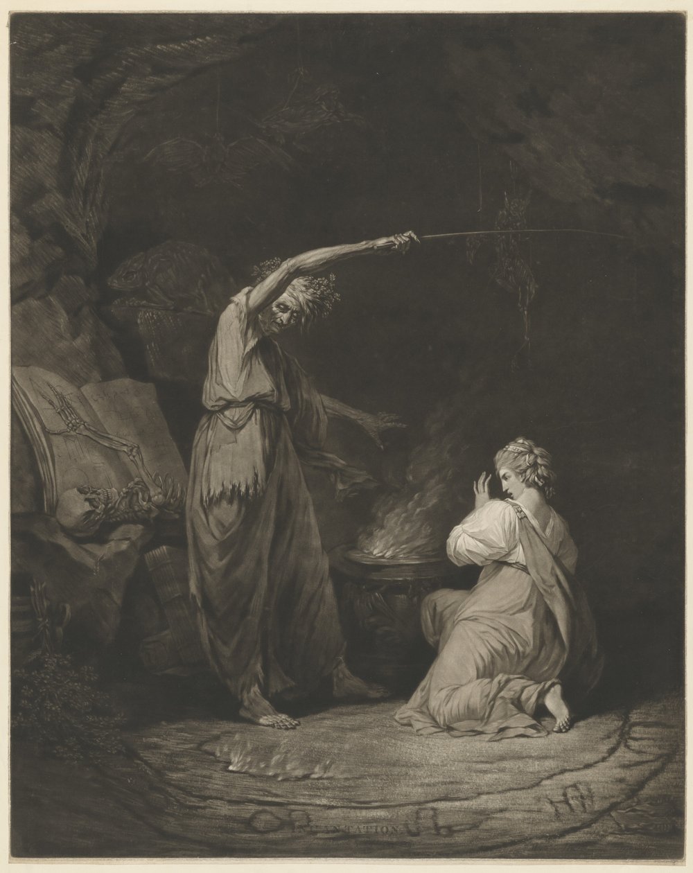 Encantamento de John Dixon after John Hamilton Mortimer