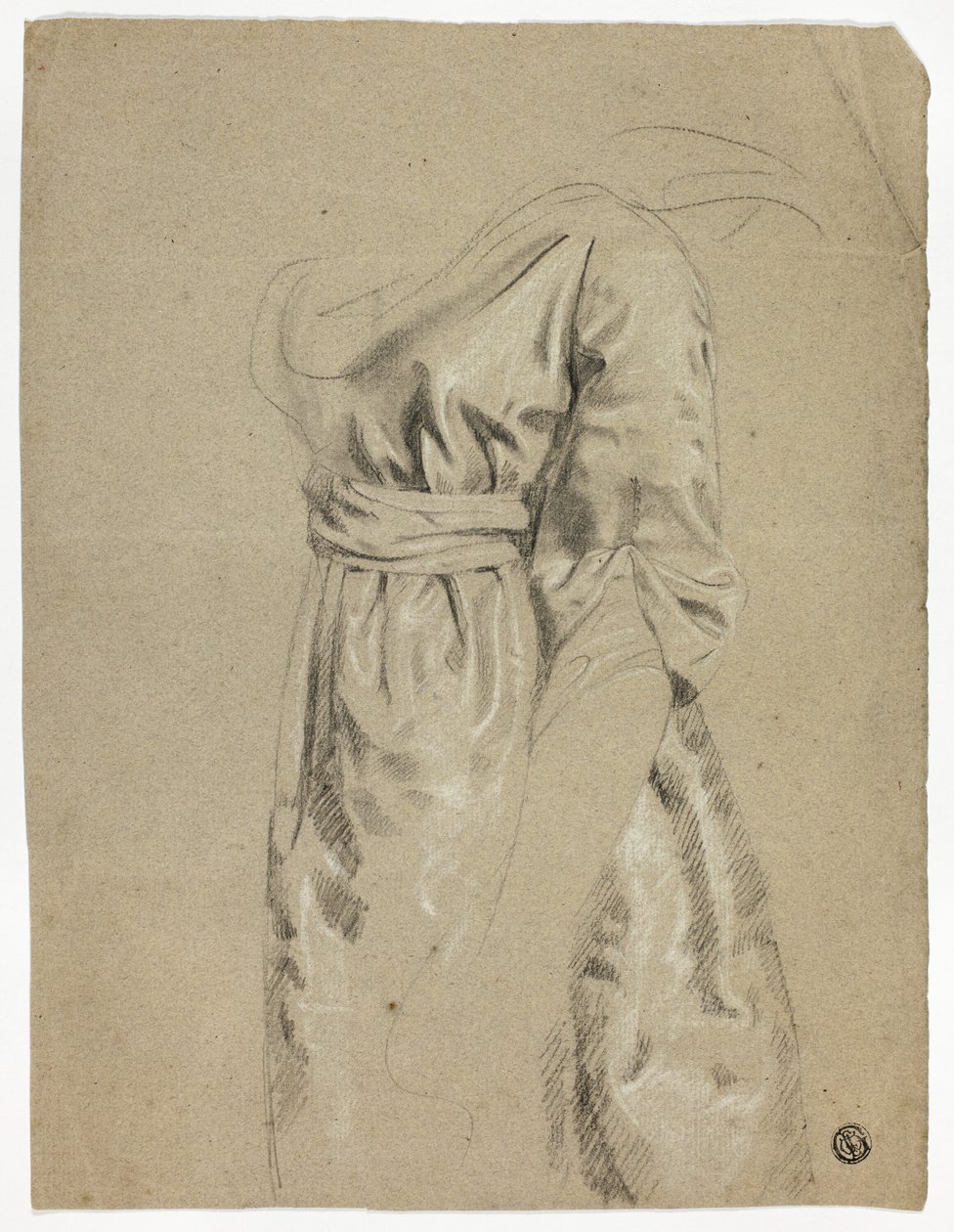 Vestido de cintura alta de John Downman