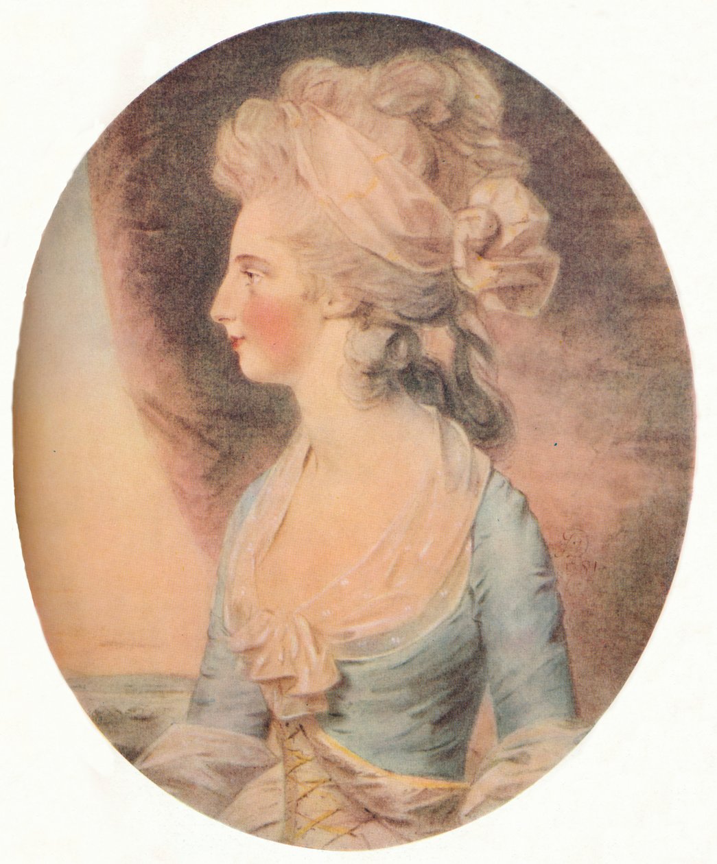 Mary Isabella, Duquesa de Rutland, c1781 de John Downman