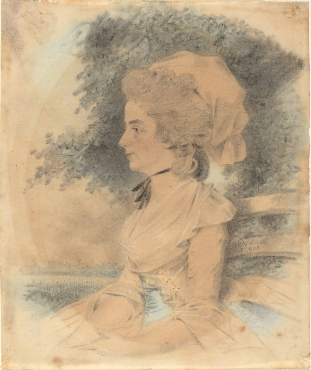 Sra. George Mills de John Downman