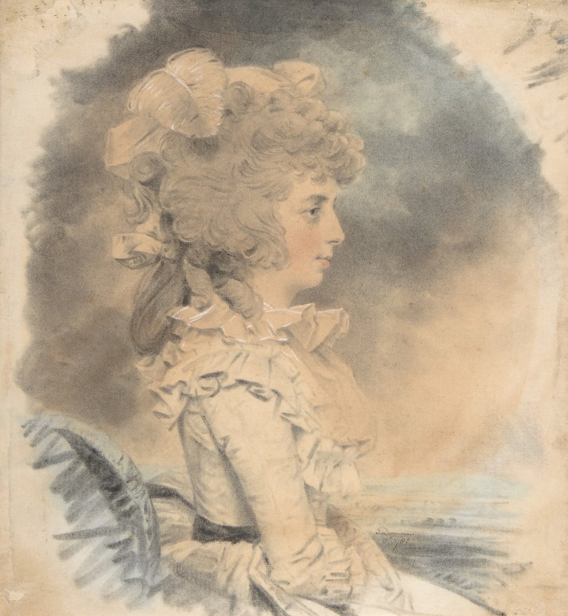 Sra. Palmer, 1785. de John Downman