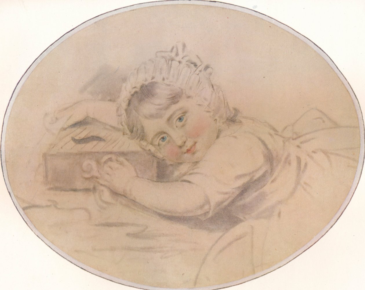 Retrato do Exmo. Henry Burrell em criança, 1784, 1917 de John Downman