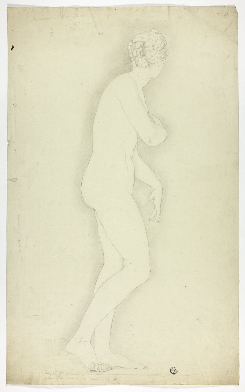 Estátua da Vénus de Médicis de John Downman