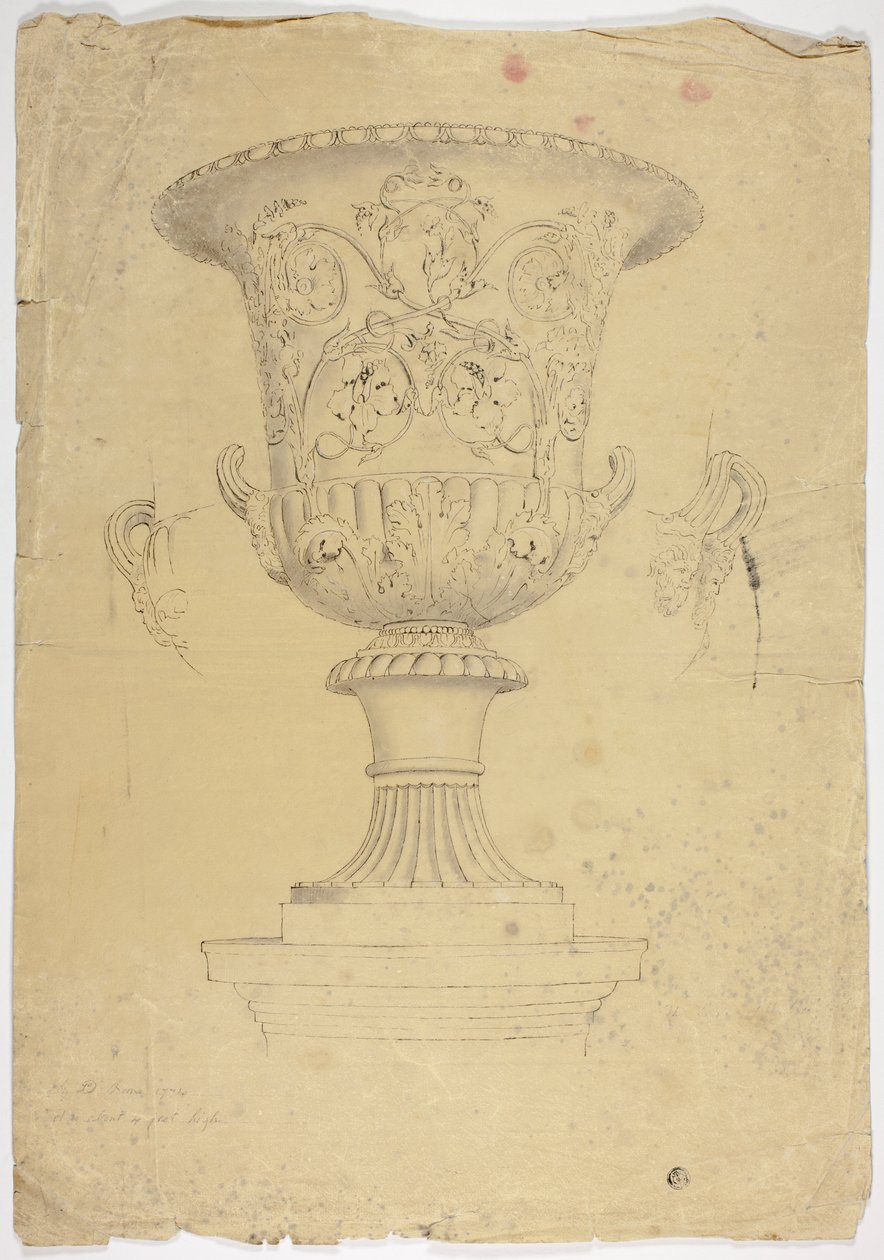 Vaso Monumental Antigo de John Downman