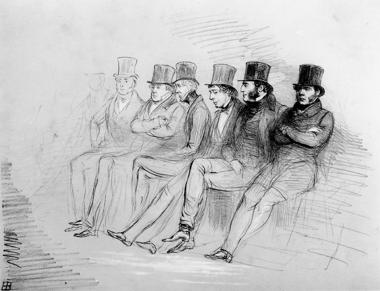 O infortúnio nos faz conhecer estranhos companheiros de família, 1847 de John Doyle