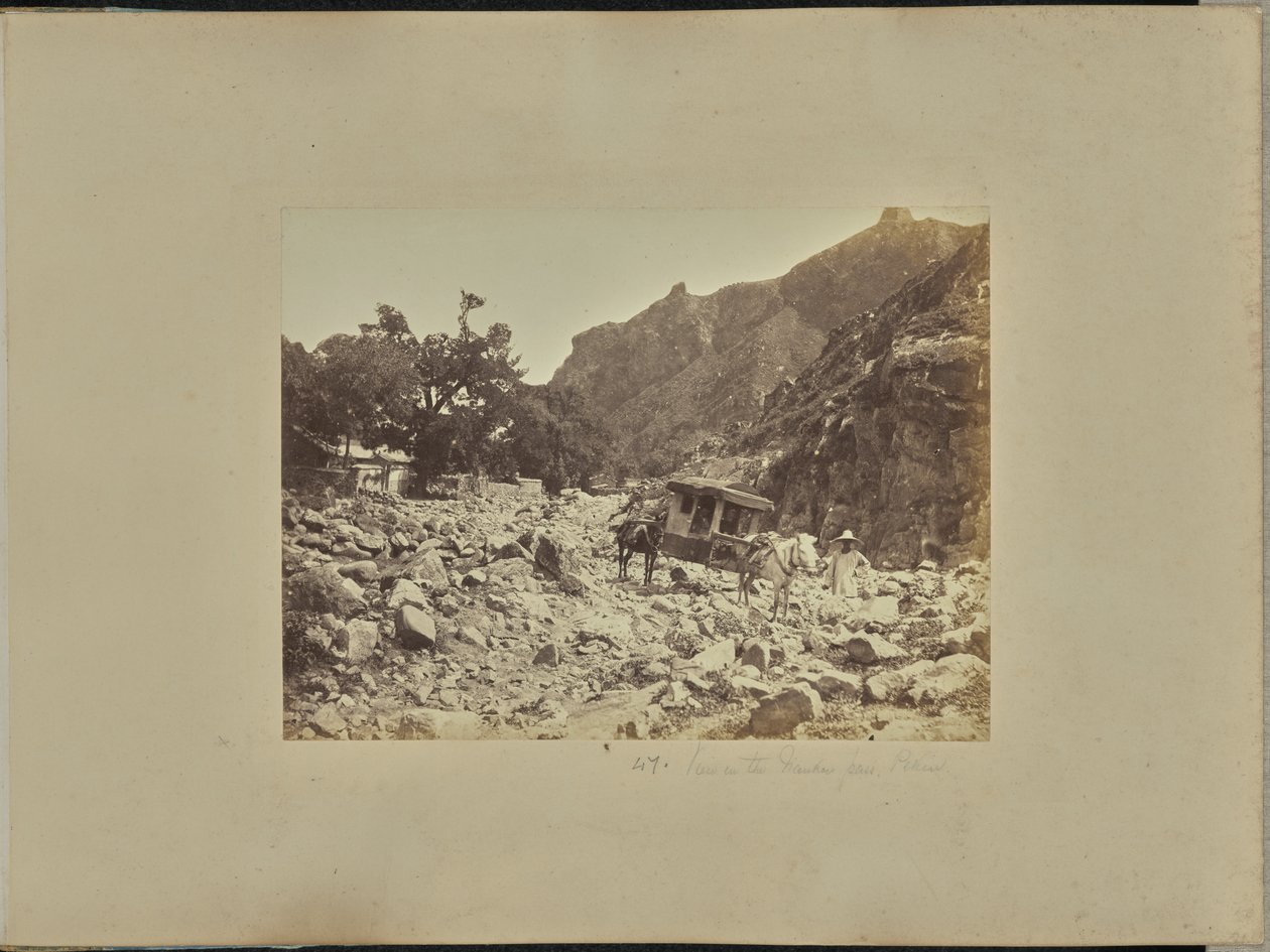 Vista do desfiladeiro de Nankow. Pekin [sic] de John Dudgeon
