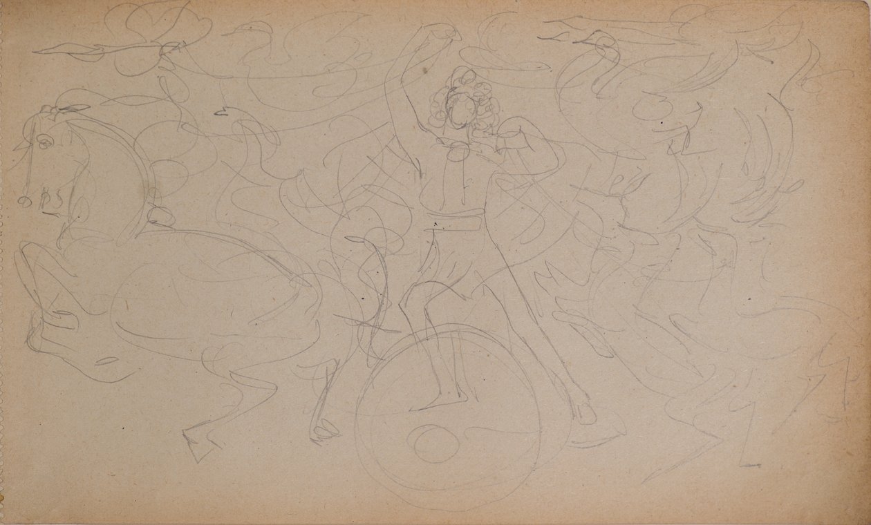 Bacchanalian Fun Exploit (lápis) de John Duncan