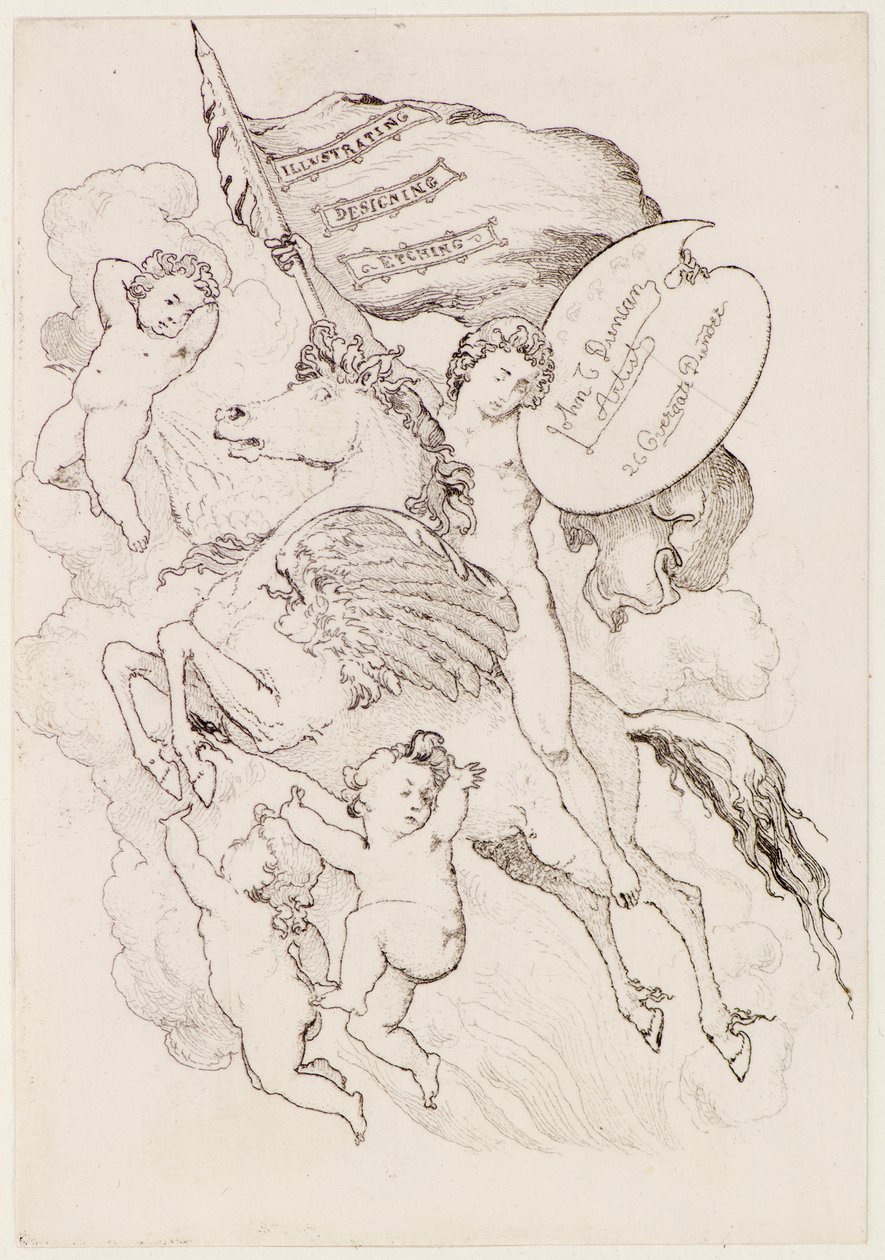 Cavalo Voador (gravura) de John Duncan