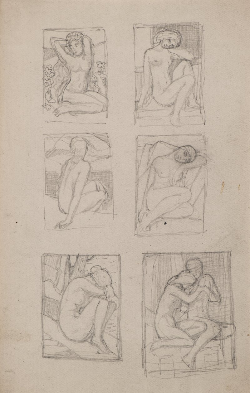 Sacerdote do Ideal, Stephen Grahams (lápis) de John Duncan