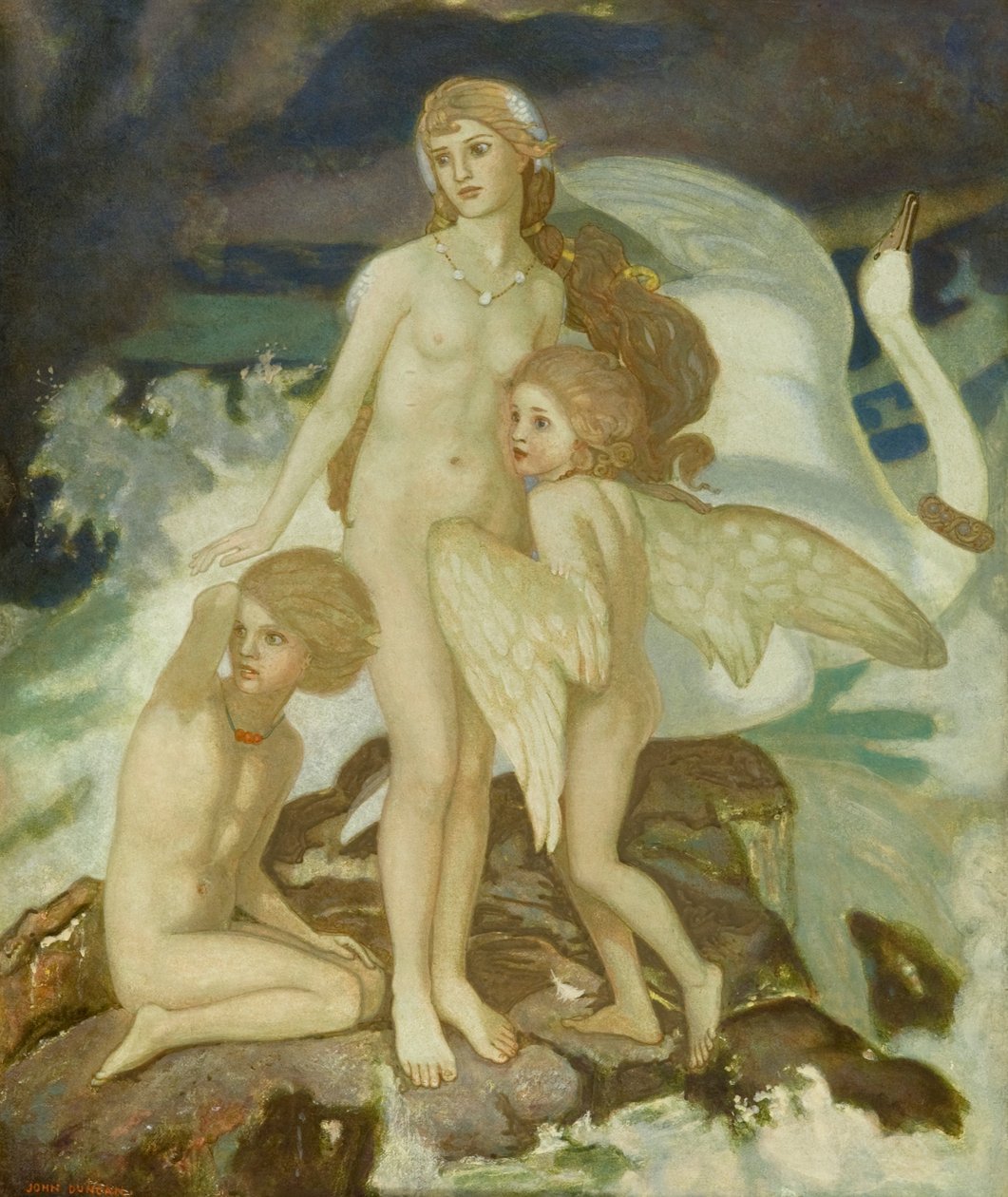Os Filhos de Lir, 1924 de John Duncan