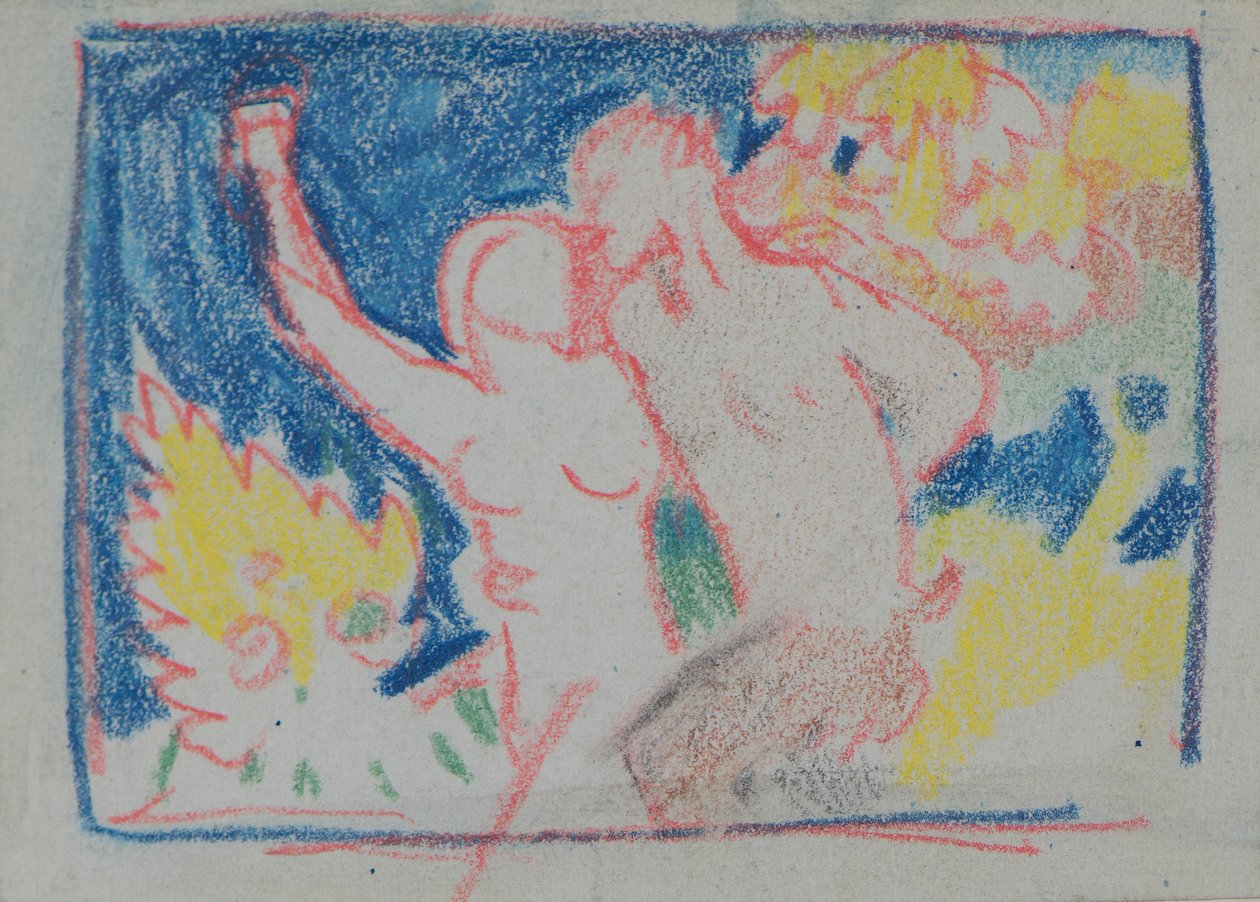 Sem título [Faun] (lápis) de John Duncan
