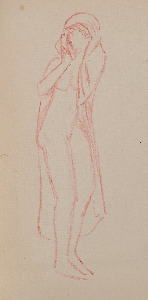Sem título [Figura feminina] (lápis) de John Duncan