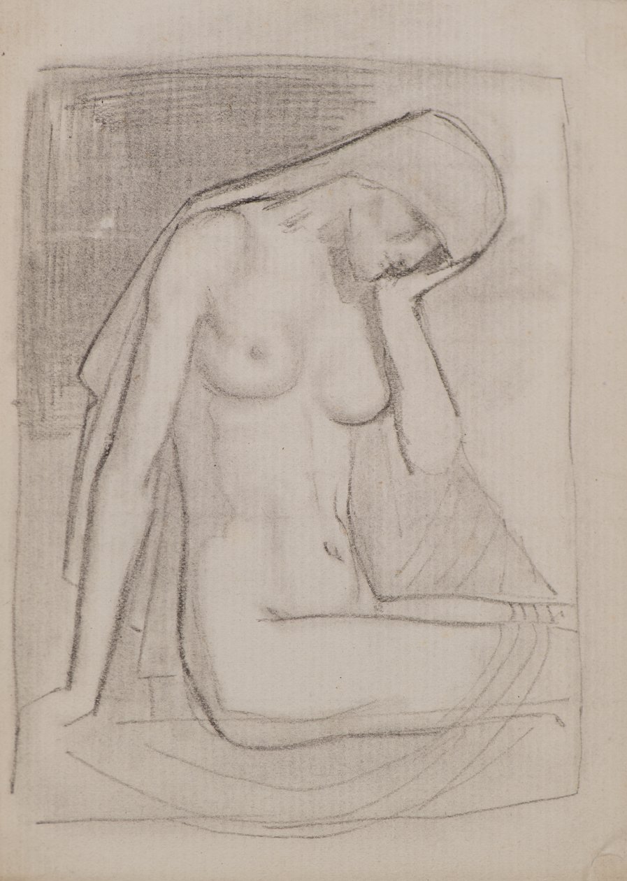 Sem título [Mulher nua] (lápis) de John Duncan
