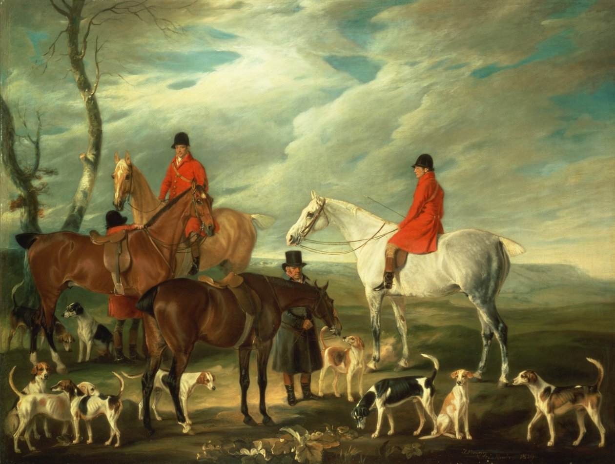 O encontro, Melton Mowbray de John E. Ferneley