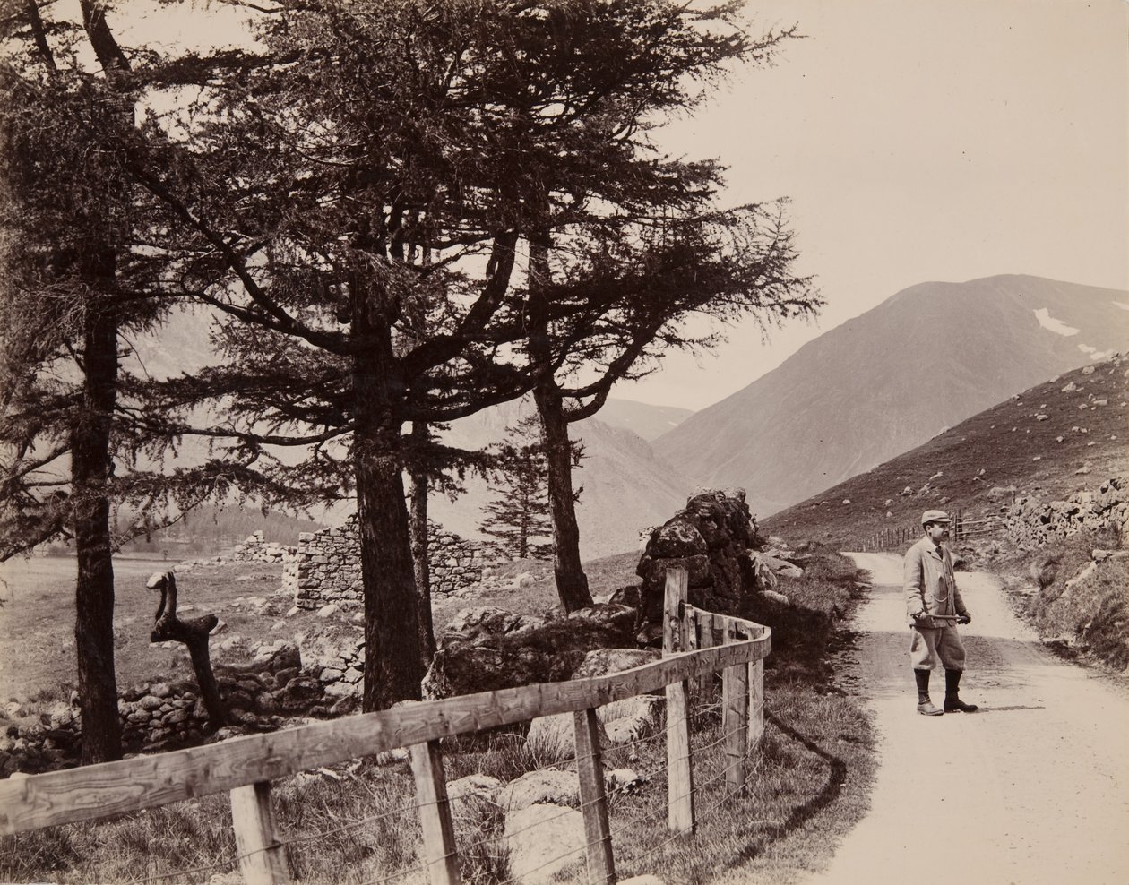 Clova - Casas Arruinadas, 1895 de John Edward Alyosius Steggall