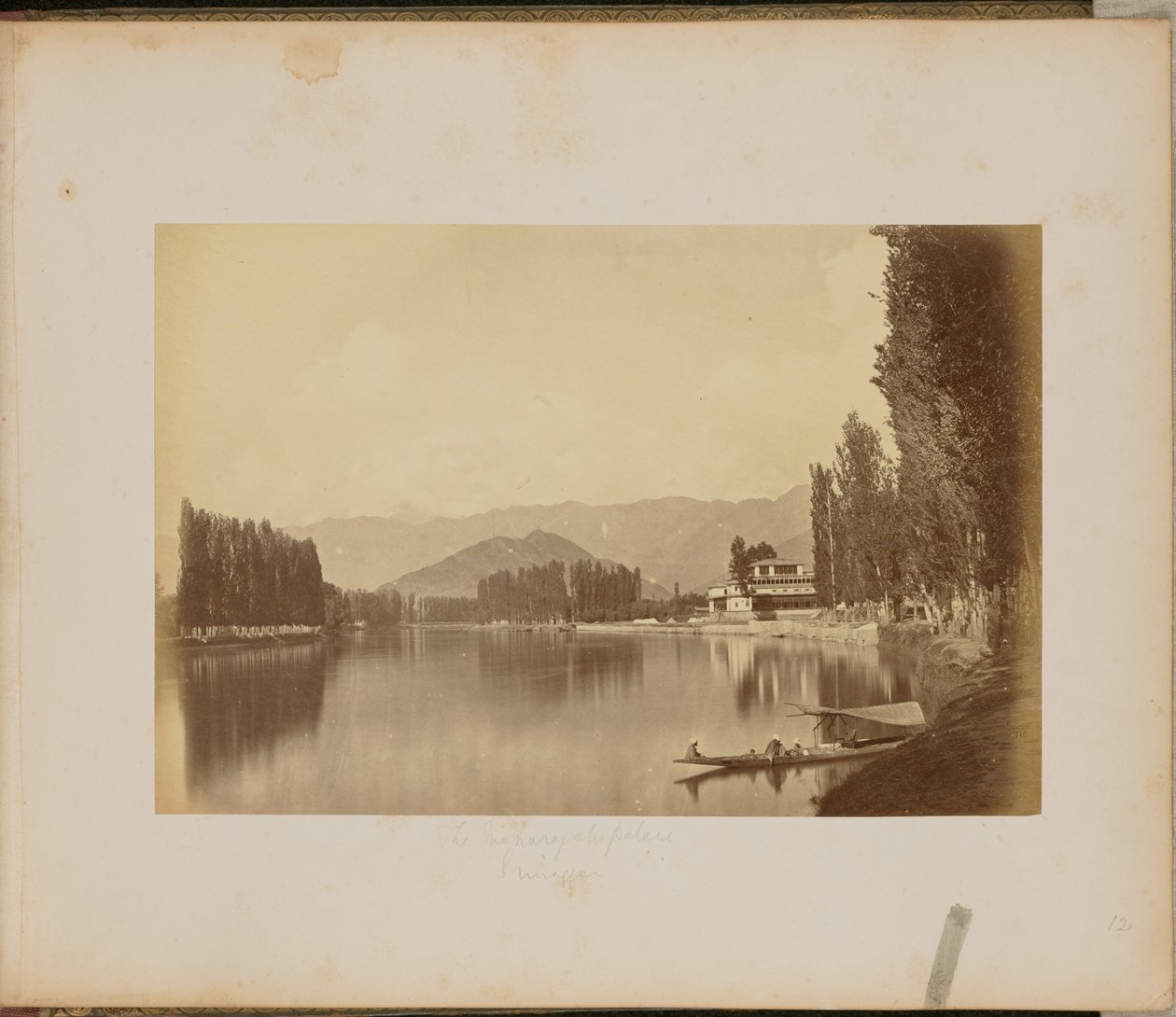O Palácio dos Maharajahs [sic]. Srinaggar de John Edward Saché