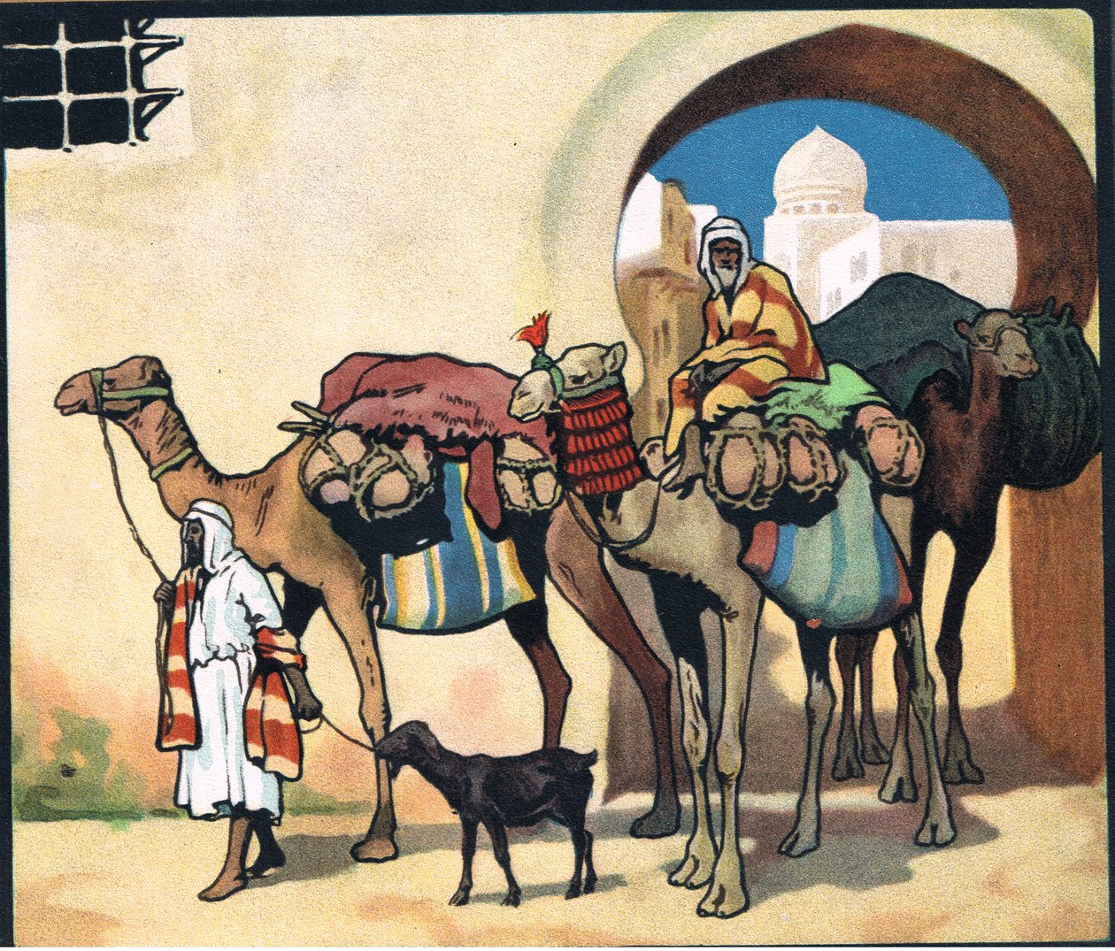 Comboio de Camelos, ilustração de 
