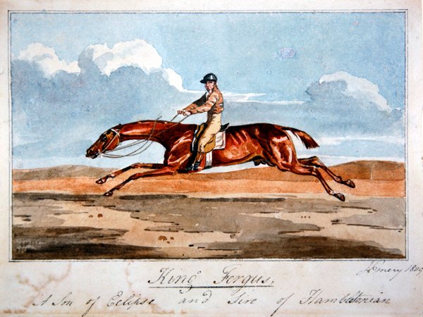 "Rei Fergus", filho de Eclipse e senhor de Hambletonian de John Emery