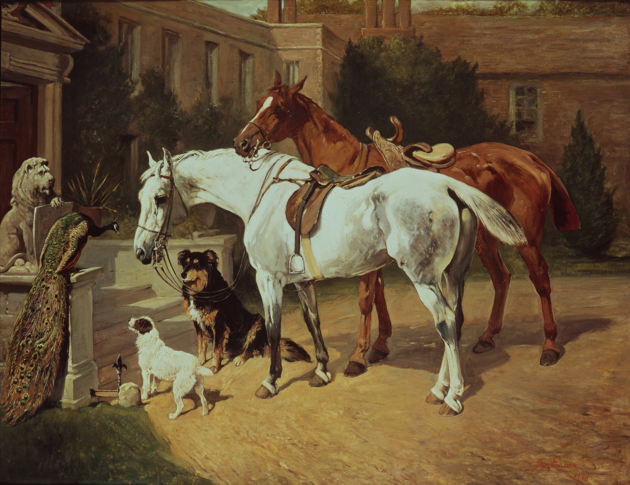 Cavalos e Cães de John Emms