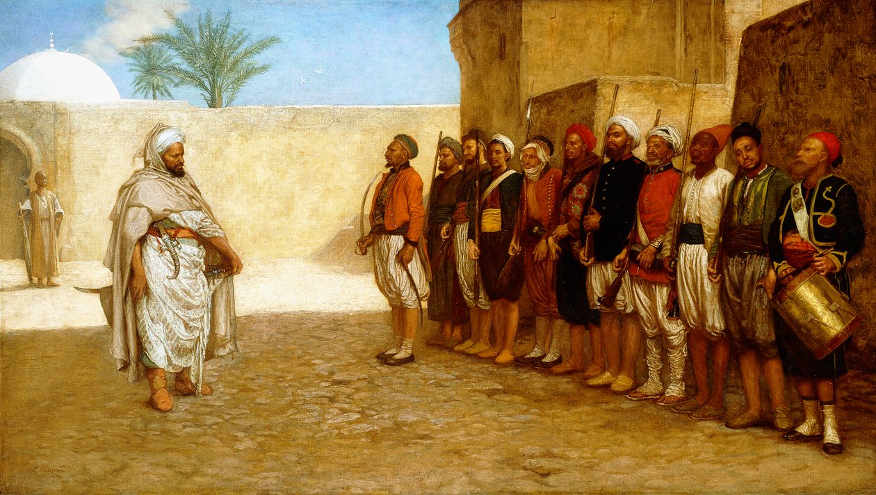 Reorganização do Exército em Marrocos, 1872 de John Evan Hodgson