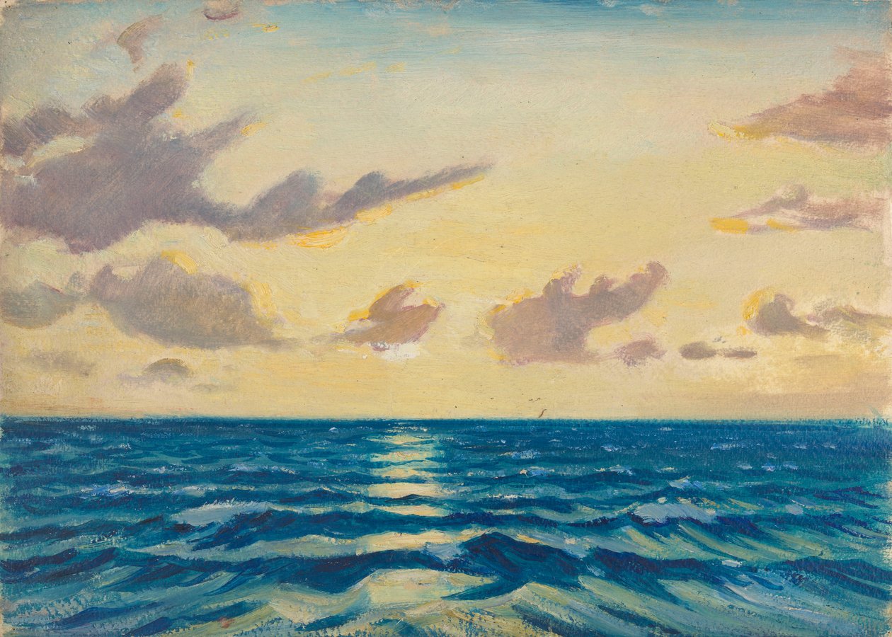 Paisagem marítima (pintura) de John Everett