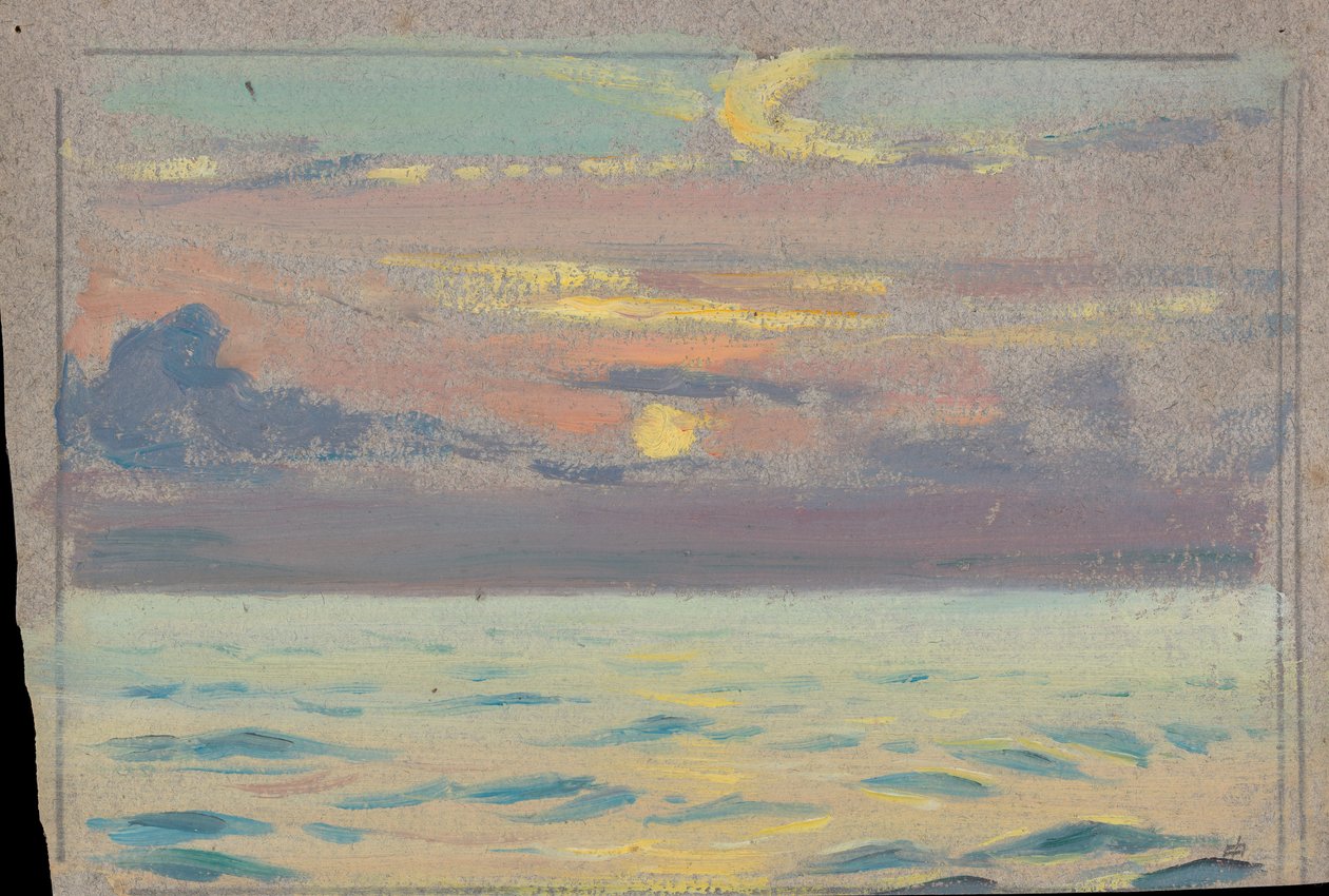 Paisagem marítima (pintura) de John Everett