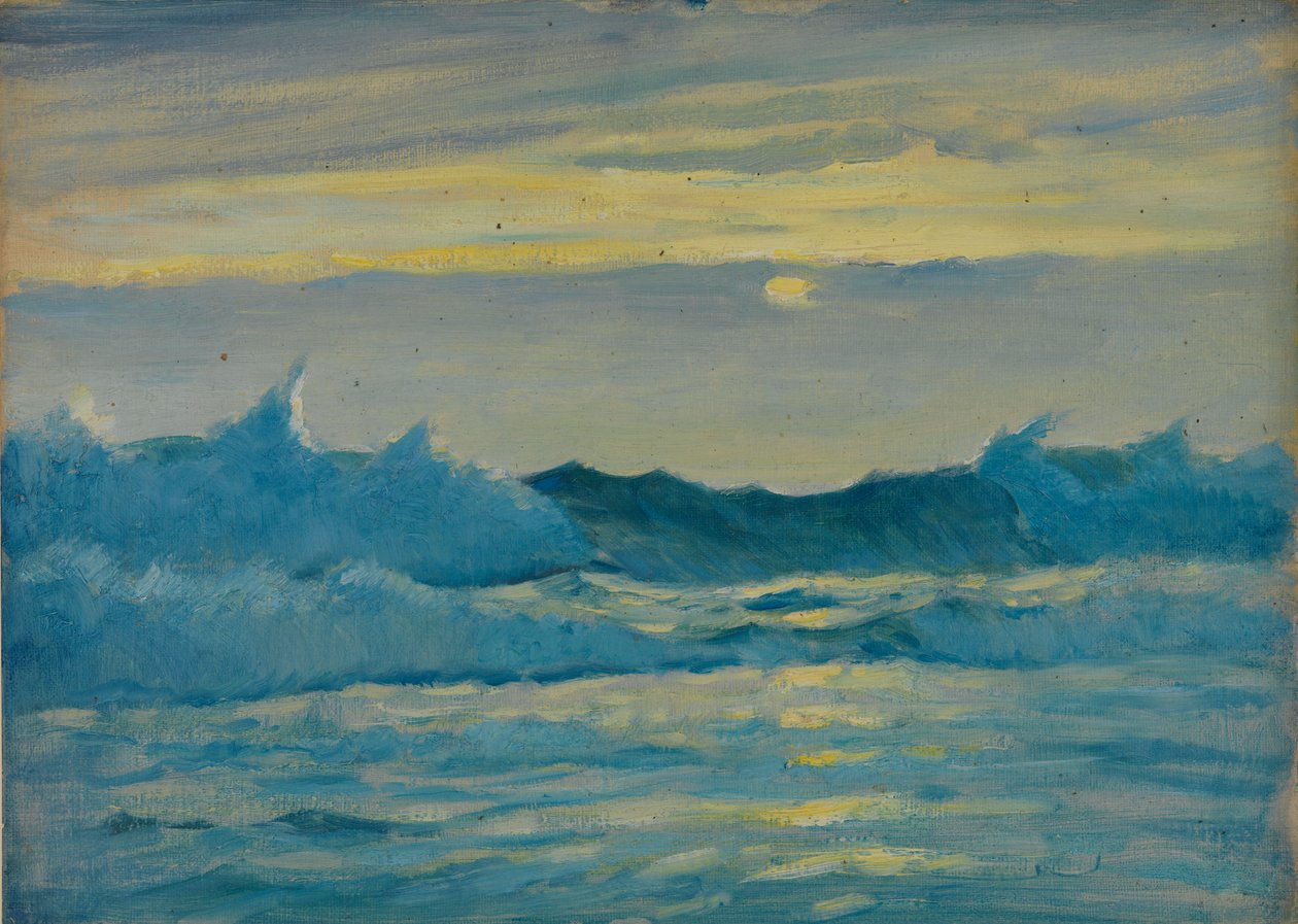 Paisagem marítima Le Croisic de John Everett