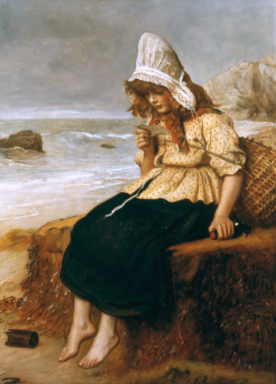 Uma mensagem do mar de John Everett Millais