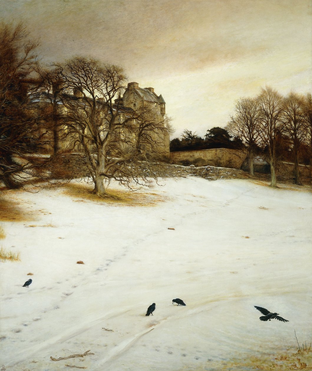 Véspera de Natal, 1887, 1887 de John Everett Millais