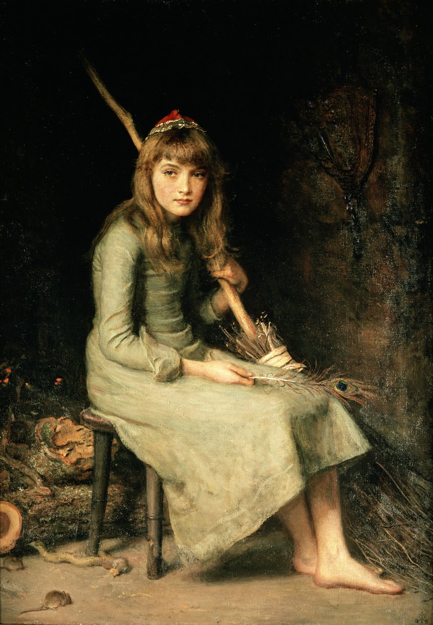 Cinderela, 1881 de John Everett Millais