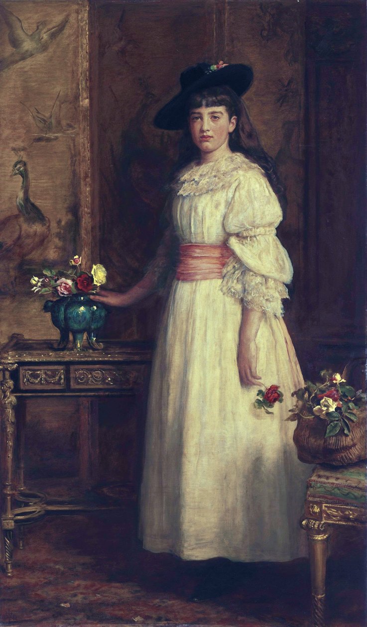 Gertrude Vanderbilt Whitney por John Everett Millais (1829-1896) de John Everett Millais