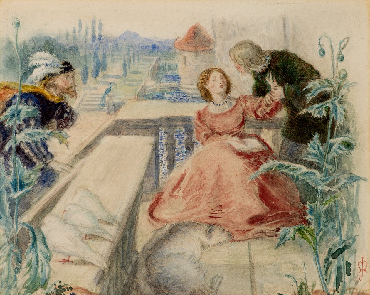 A descoberta dos amantes de John Everett Millais